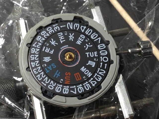 SEIKO KINETIC AIR DIVER'S 200m SCUBA 5M63-0B30（その2；組立編