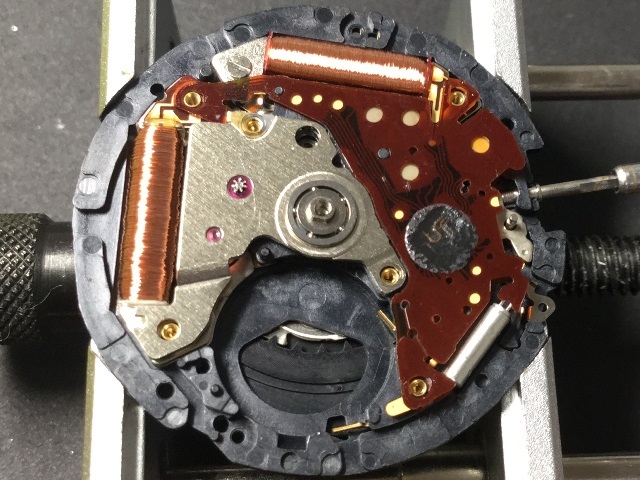 SEIKO KINETIC AIR DIVER'S 200m SCUBA 5M63-0B30（その2；組立編