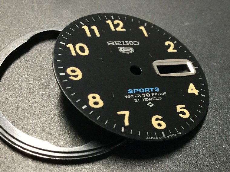 SEIKO セイコー 6119-8140 アラビア数字 文字盤 セイコー5スポーツ 