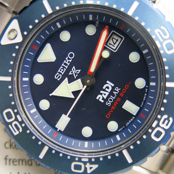 SEIKO SBDN035 cal.V147 PADI Titanium diver （その2 軽くて美しい 