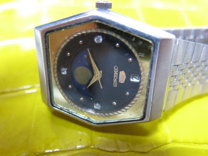SEIKO 5 ルナカレンダー 6347-600A （その2； 組立編 文字盤には手を