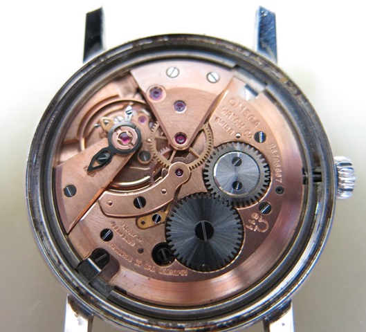 オメガ　ムーブメント　Ω 600 部品どり OMEGA seamaster 600 cal.611 （その1 感動のオメガムーブ；分解掃除