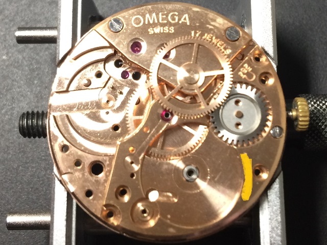 OMEGA 30mm センターセコンド cal.284 （その2:組立編） - 古時計に