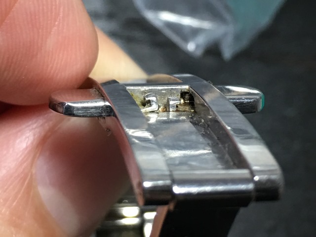 稼働　GUCCI 5500M メンズ　外装超音波洗浄、クリーニング済　電池交換済 Gucci 5500M ETA cal.955.412 （電池交換、テフロンパッキンの