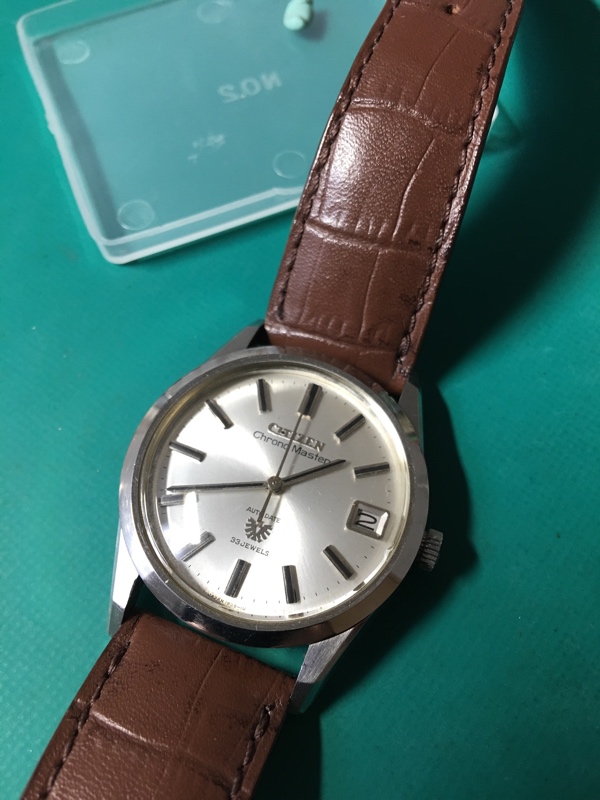 CITIZEN 巻き上げ ChronoMaster AutDate 33jewels