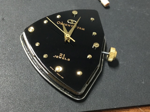 Orient Star 三角時計復刻 21石 Cal. 55141 NWAA-A0 B2 その2;組立編