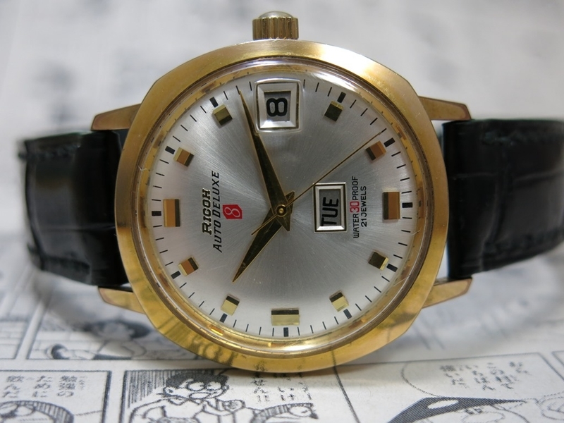 忘れちゃいけない国産時計メーカー・リコー - 古時計にワニ革着せて