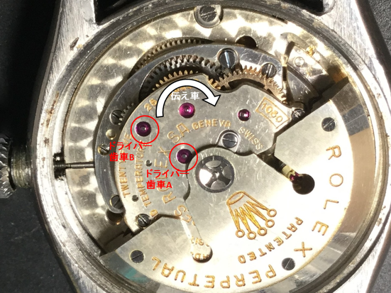 動作良好 Cal.1030 ROLEX純正品 自動巻 ムーブメント ロレックス