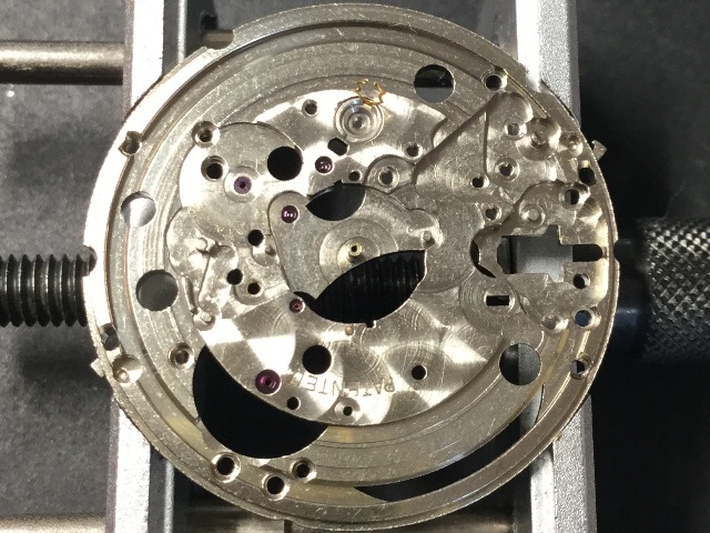 TECHNOS Sky Light ETA cal.2824 その1：分解編 - 古時計にワニ