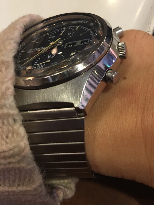 今日はファイブスポーツ スピードタイマー6138-8010 - 古時計にワニ革