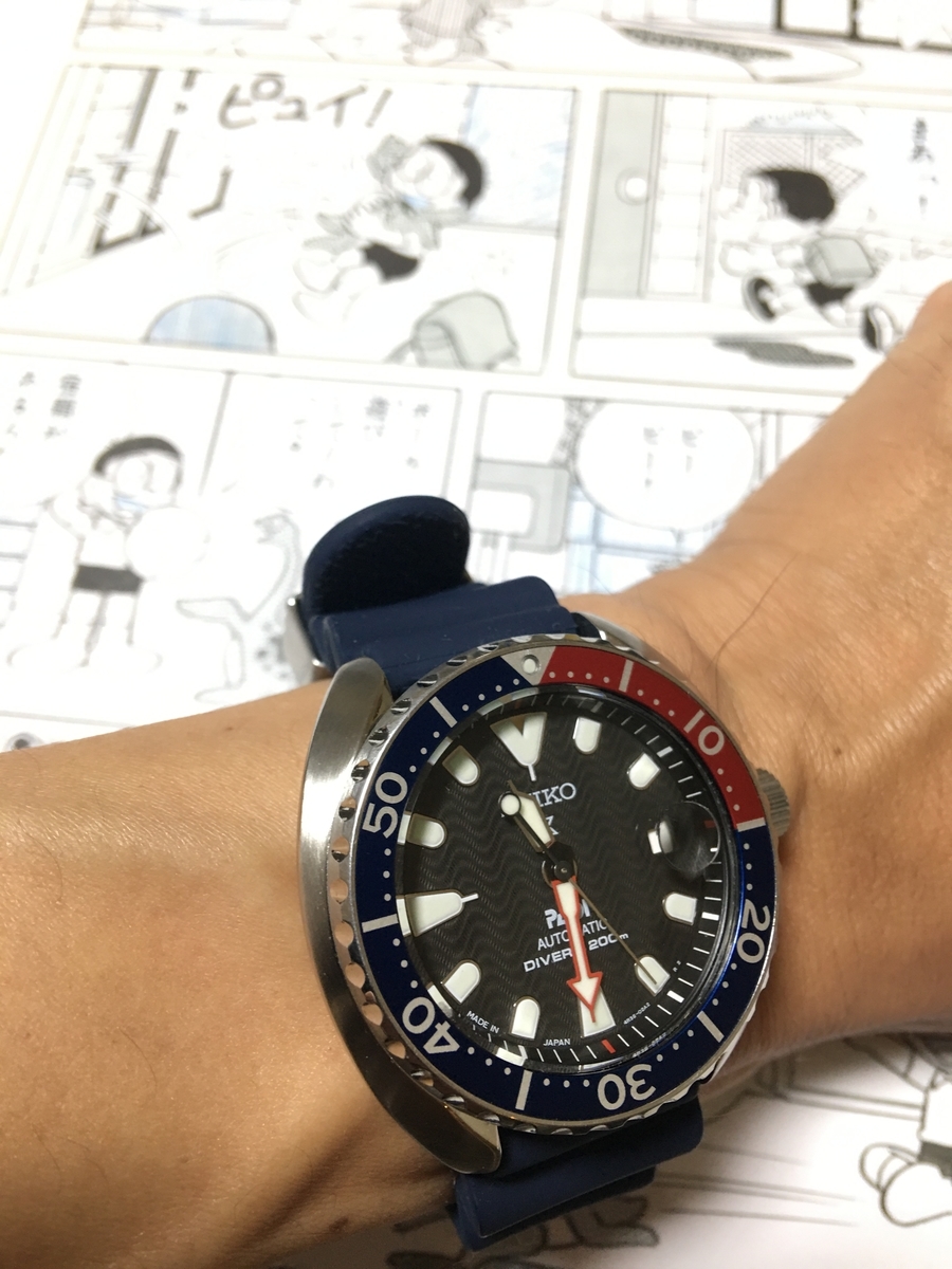 良いお年を（年末はセイコーのミニタートル） - 古時計にワニ革着せて