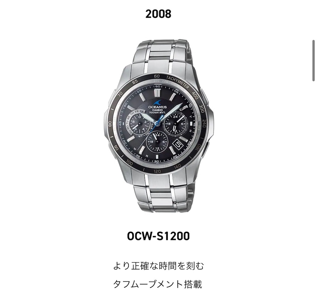 オシアナス マンタOCW-S1300 Oceanus Manta 5031 - 古時計にワニ