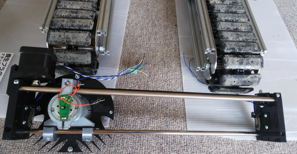 草刈りロボットを作りたいプロジェクト 回転刃とスライド機構を作ってみる Dreamerdreamのブログ 草刈りロボットを作りたいプロジェクト 回転刃とスライド機構を作ってみる Dreamerdreamのブログ