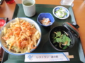 紅白かき揚げ丼