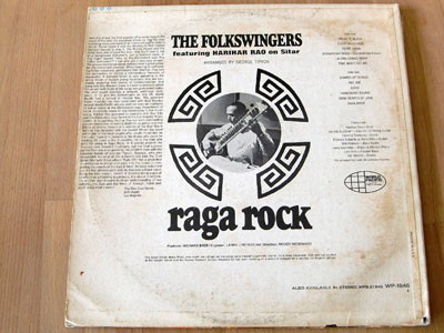 FOLKSWINGERS feat. Harihar Rao on Sitar / RAGA ROCK ( LP )