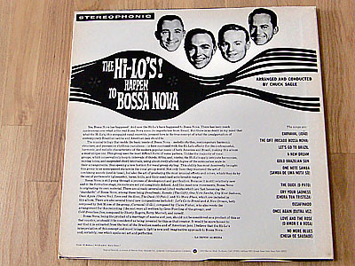 HI-LO’S / HAPPEN TO BOSSA NOVA ( JAPAN press ) ( LP )