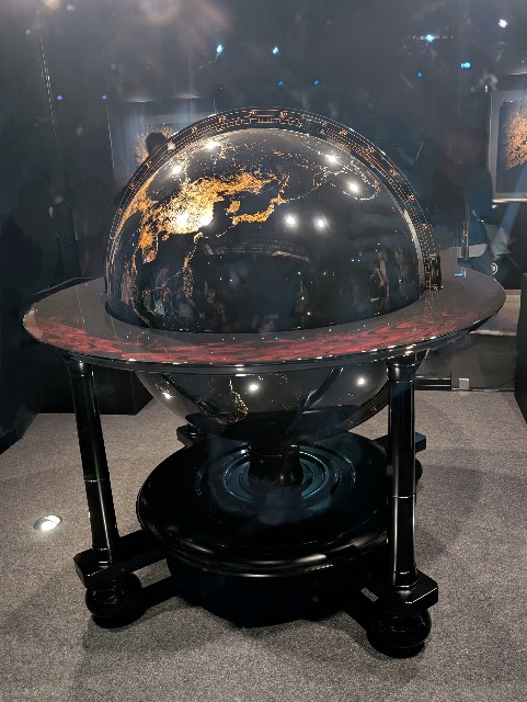 万博『夜の地球館』感想レポ （評価☆3.5）美しい輪島塗大型地球儀に