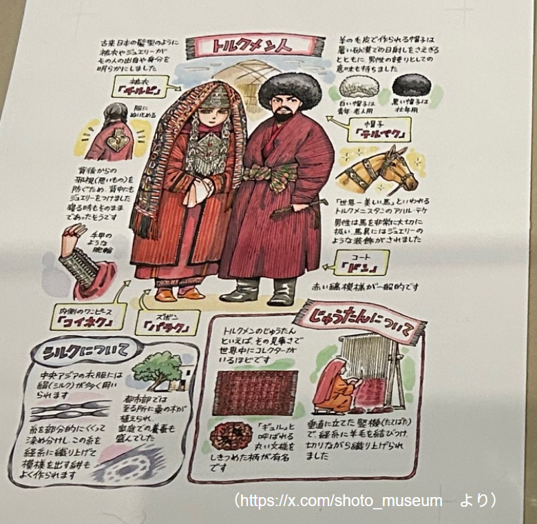 中央アジアの手仕事 展 (トルクメニスタンほか)』感想レポ 伝統ある