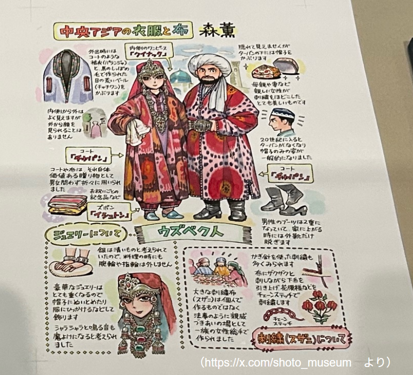中央アジアの手仕事 展 (トルクメニスタンほか)』感想レポ 伝統ある