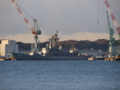 [艦船][IHI MU][護衛艦][はたかぜ]横浜のIHI MUの岸壁に接岸中の護衛艦「はたかぜ」