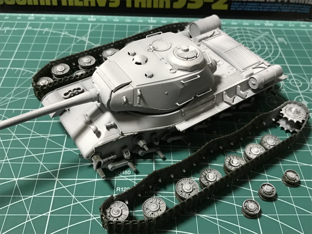TAMIYA 1/48 ソビエト陸軍 重戦車 JS-2 1944年型 ChKZ 製作記