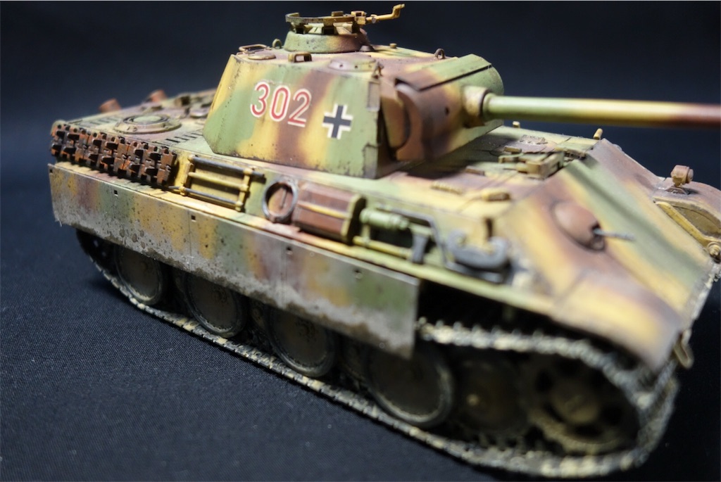 TAMIYA 1/48 ドイツ陸軍 V号戦車 パンサー G型 製作記 PART8