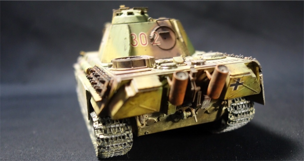 TAMIYA 1/48 ドイツ陸軍 V号戦車 パンサー G型 製作記 PART8