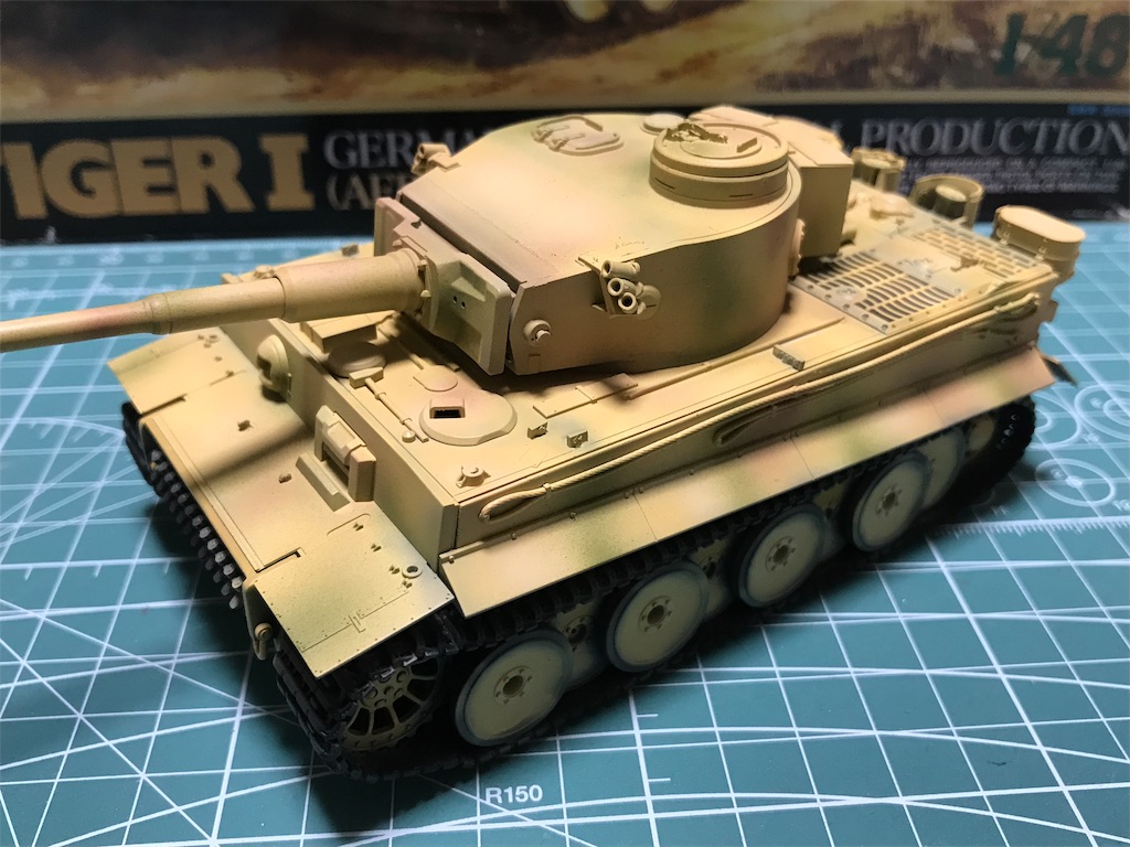 TAMIYA 1/48 ドイツ陸軍 重戦車 タイガーI 初期生産型