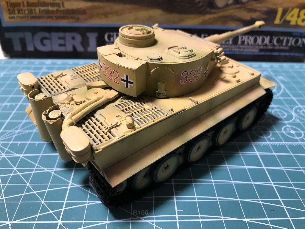 プラモデル タミヤ ドイツ陸軍重戦車タイガーI型 ディスプレイキット 1