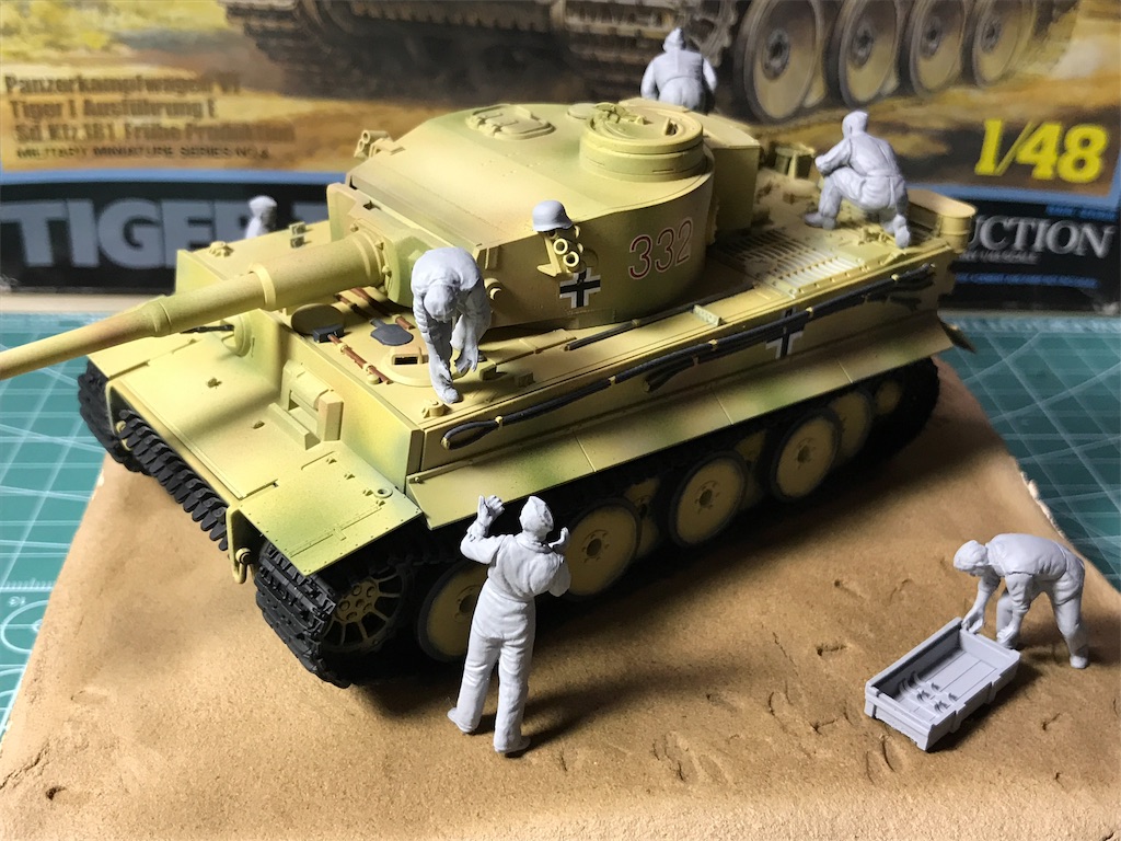 TAMIYA 1/48 ドイツ陸軍 重戦車 タイガーI 初期生産型 製作記