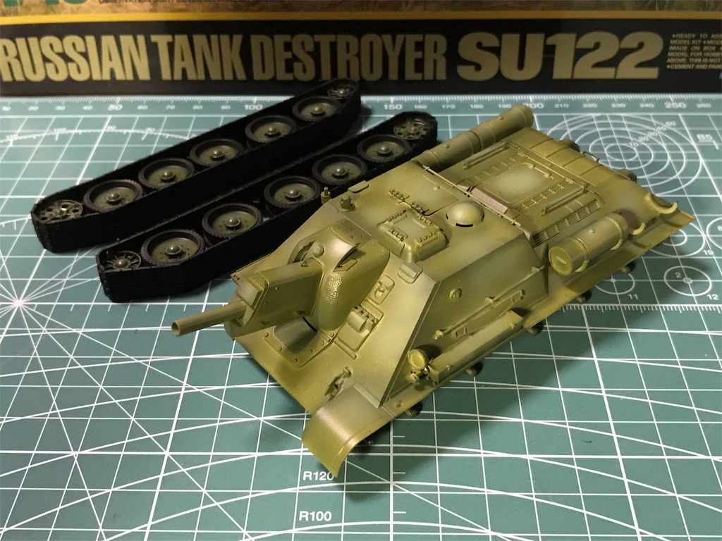 TAMIYA 1/48 ソビエト陸軍 自走砲 SU-122 製作記 PART1