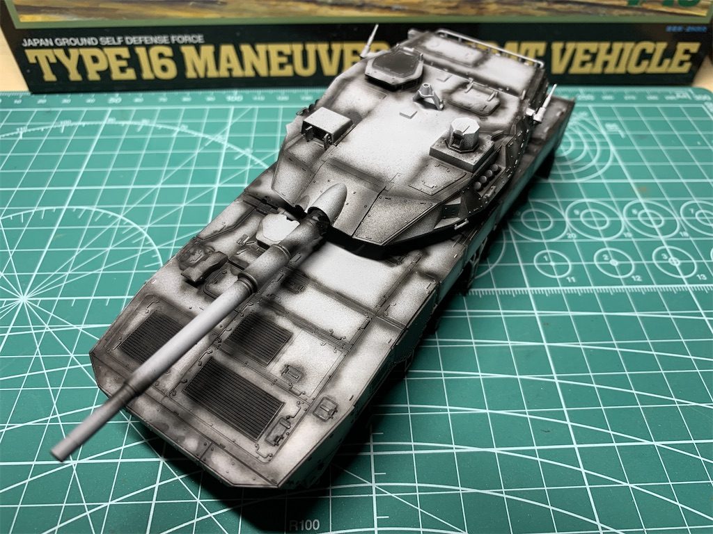 ミキシング 模型 1/48 16式 キットに改造を施してます。 backend=imagemagick;version=1;