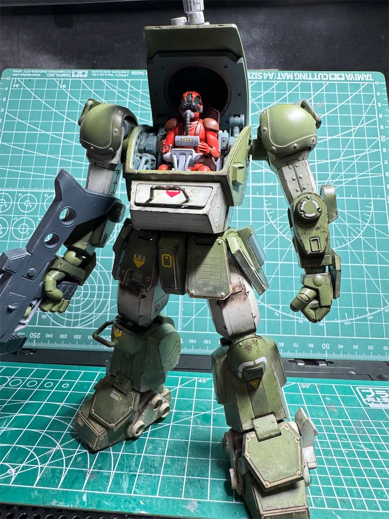 ウェーブ装甲騎兵ボトムズ スコープドッグ 1/24スケール 全高約16cm ウェーブ(Wave) 1/24 装甲騎兵ボトムズ スコープドッグ組立て