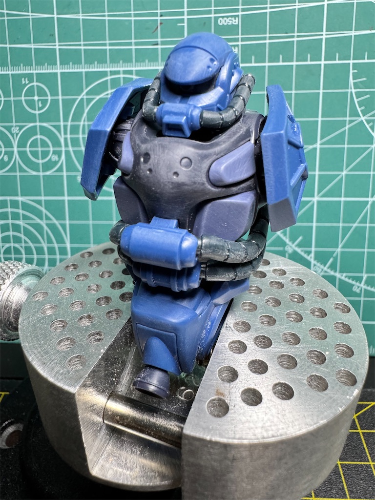 機動戦士Gundam GQuuuuuuX HG 1/144 軍警ザク (素組み編