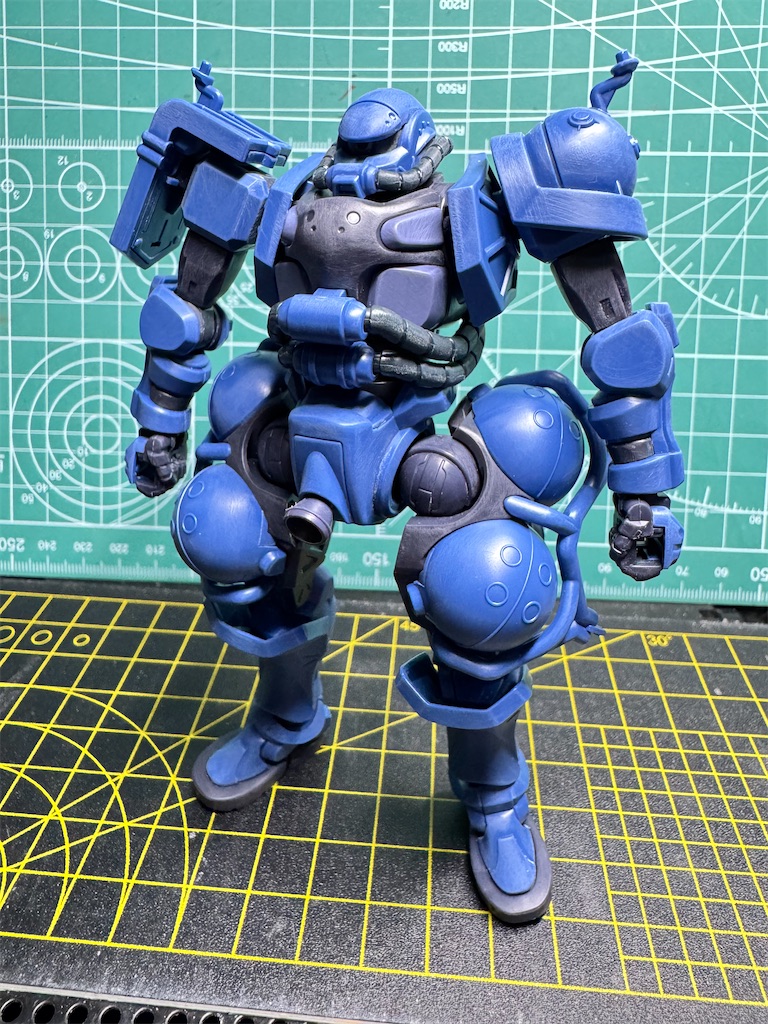 機動戦士Gundam GQuuuuuuX HG 1/144 軍警ザク (素組み編