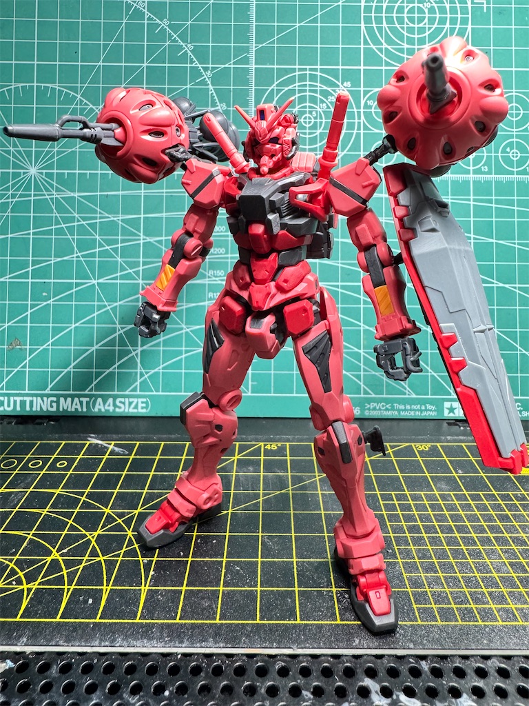HG 機動戦士Gundam GQuuuuuuX 赤いガンダム 1/144スケール