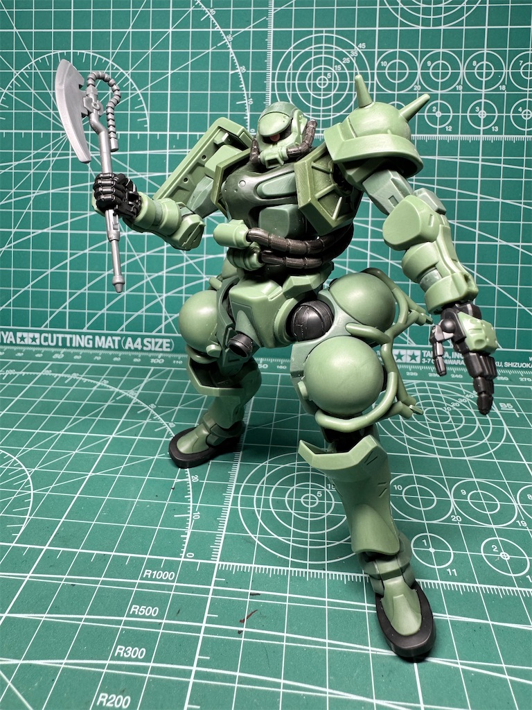 HG 機動戦士Gundam GQuuuuuuX ザク(GQ) 1/144スケール
