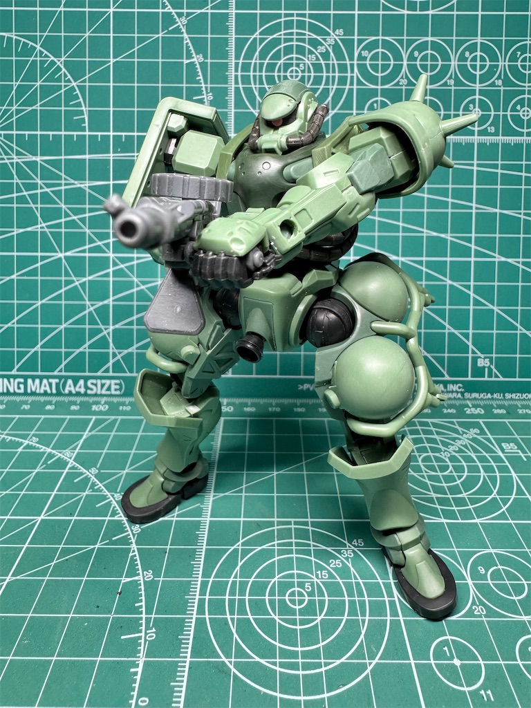 HG 機動戦士Gundam GQuuuuuuX ザク(GQ) 1/144スケール