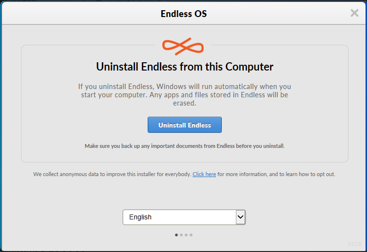 Windows10にデュアルブートしたEndless OSをアンインストールする手順。 - 図解 Endless OS