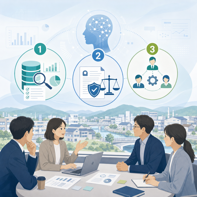 中小企業が生成AI導入で最初に整備すべき3つのポイント