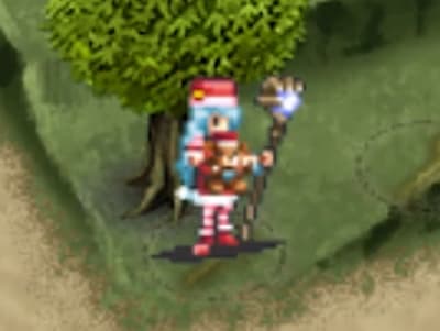 ウィッチの聖夜の魔女リュリュのドット絵