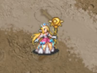 ヒーラーの妖精女王シーディスのドット絵