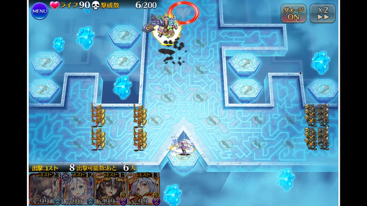 千年戦争アイギス】英傑の塔「第6階層」クリアスコア90000pt以上攻略