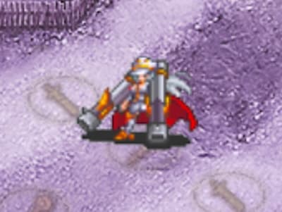 キャノンマスターの閃の撃砲ジャンナのドット絵