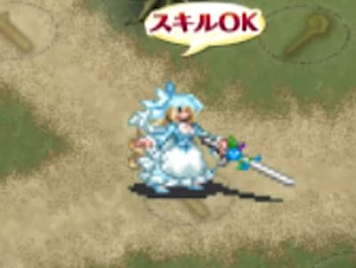 イモータルプリンセスの純白の花嫁カルマのドット絵