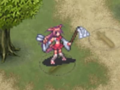 シャーマンの巫女シホのドット絵