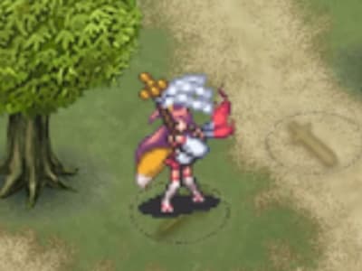 ハイシャーマンの巫女シホのドット絵