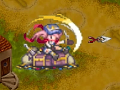 トレジャーハンターの帝都の大泥棒レーネのドット絵