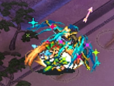 妖精郷の射手スピカの覚醒スキル時ドット絵