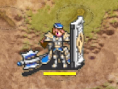 バトルマスターの帝国重装歩兵フィリーネのドット絵